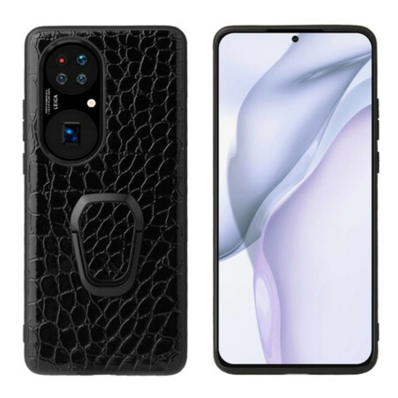 Θήκη Huawei P50 Pro Εφέ Δέρματος Litchi