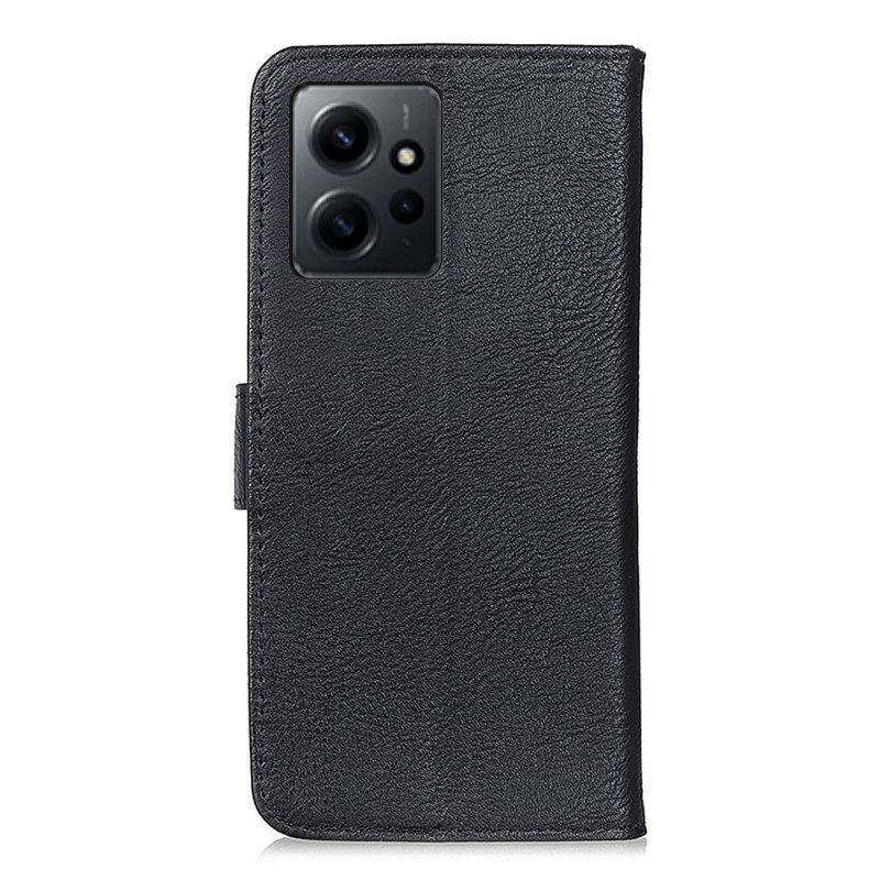 Κάλυμμα Xiaomi Redmi Note 12 4G Faux Leather Retro Khazneh