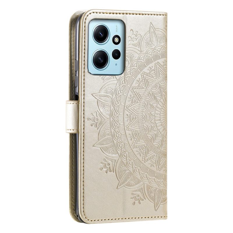 Κάλυμμα Xiaomi Redmi Note 12 4G Mandala Sun Με Κορδόνι