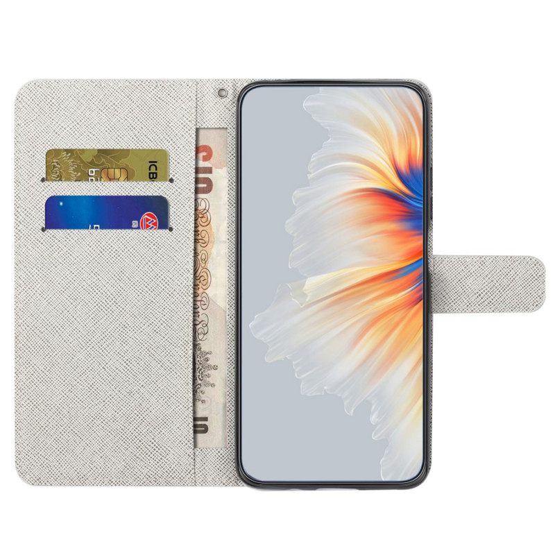 Κάλυμμα Xiaomi Redmi Note 12 4G με κορδονι Strappy Dragonflies