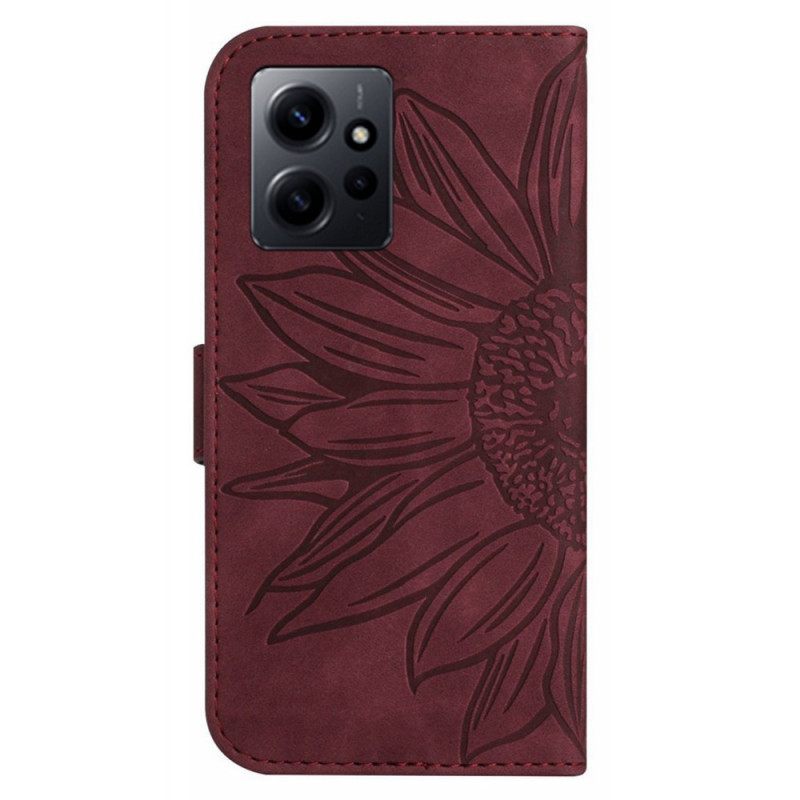 Κάλυμμα Xiaomi Redmi Note 12 4G με κορδονι Strappy Sunflower