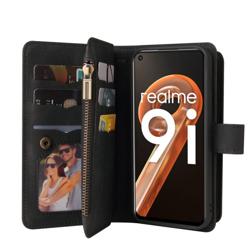 Κάλυμμα Realme 9i Θήκη Πολλαπλών Λειτουργιών 10 Καρτών