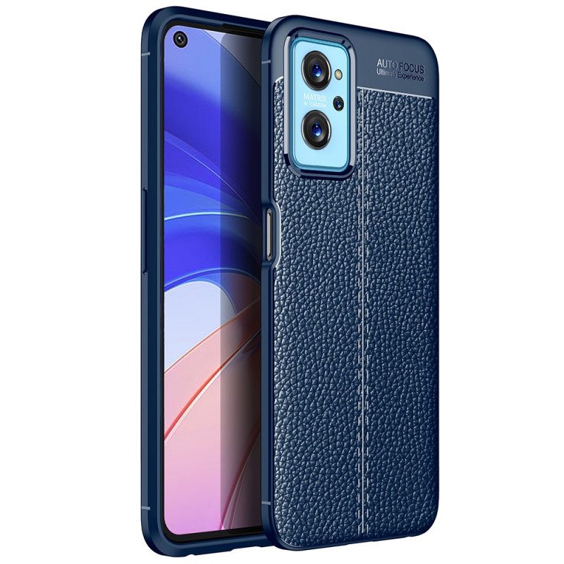 θηκη κινητου Realme 9i Δερμάτινο Εφέ Litchi Double Line