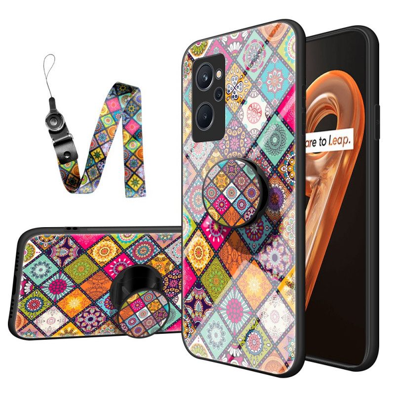 θηκη κινητου Realme 9i Μαγνητική Θήκη Patchwork