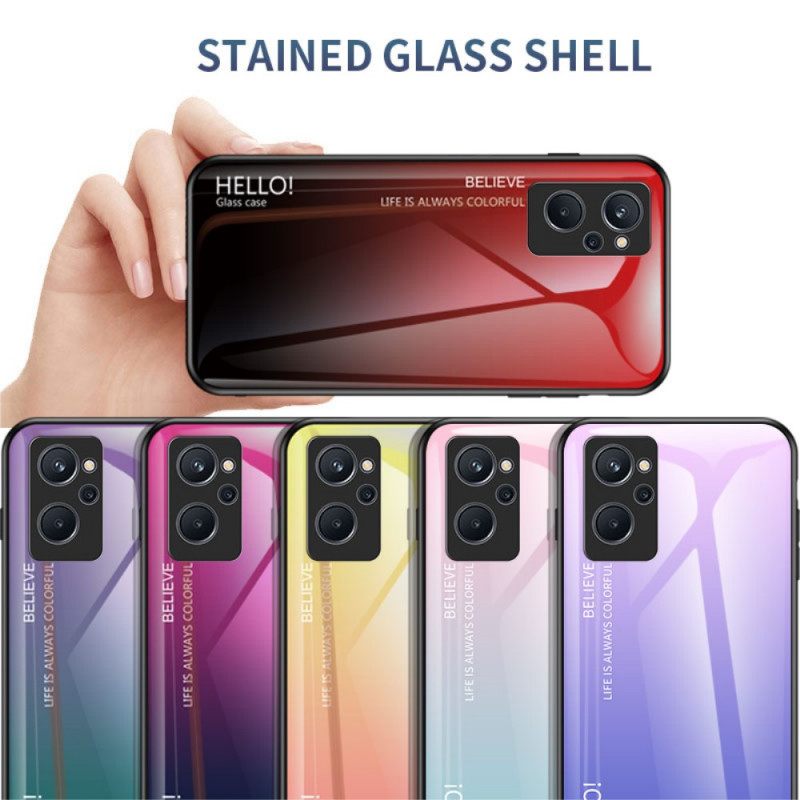 Θήκη Realme 9i Tempered Glass Γεια Σας