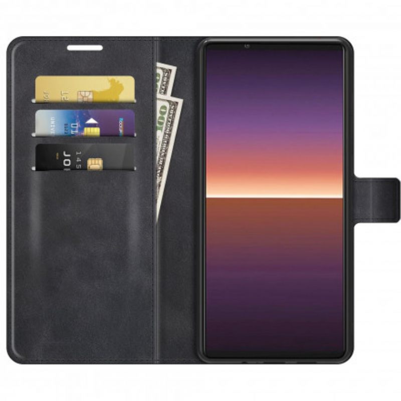 Κάλυμμα Sony Xperia 1 III Slim Extreme Leather Effect