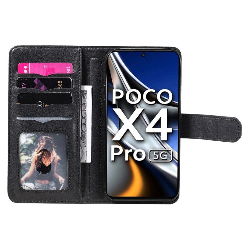 δερματινη θηκη Poco X4 Pro 5G 10 Κάτοχοι Καρτών