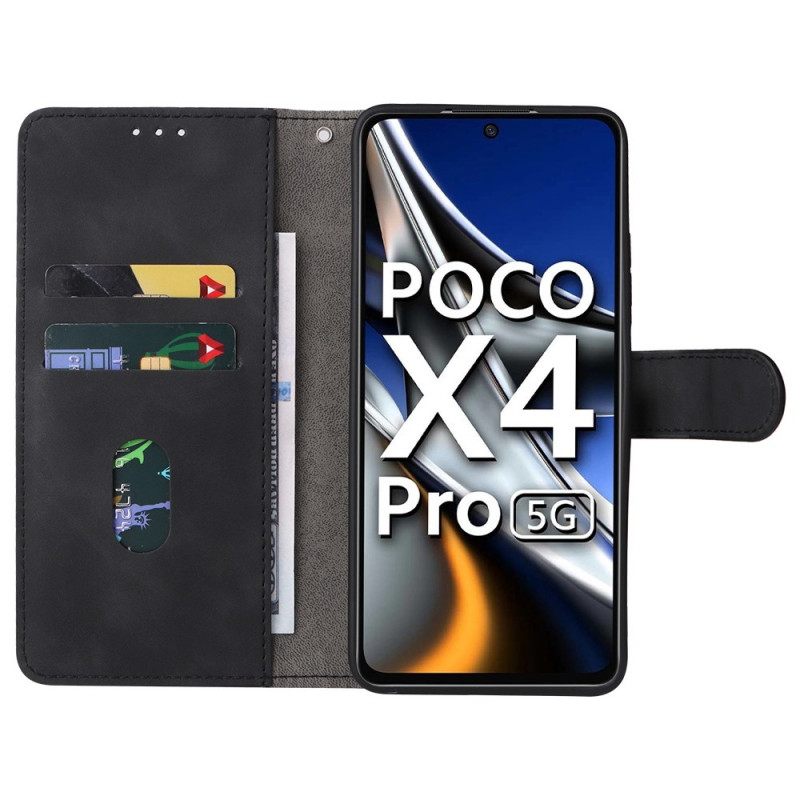 δερματινη θηκη Poco X4 Pro 5G Απλό Δερμάτινο Στυλ