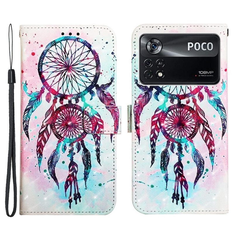 Κάλυμμα Poco X4 Pro 5G με κορδονι Strap Dream Catcher