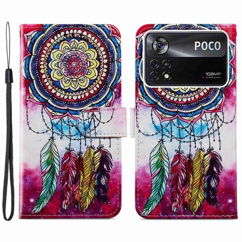 Κάλυμμα Poco X4 Pro 5G με κορδονι Strap Dream Catcher