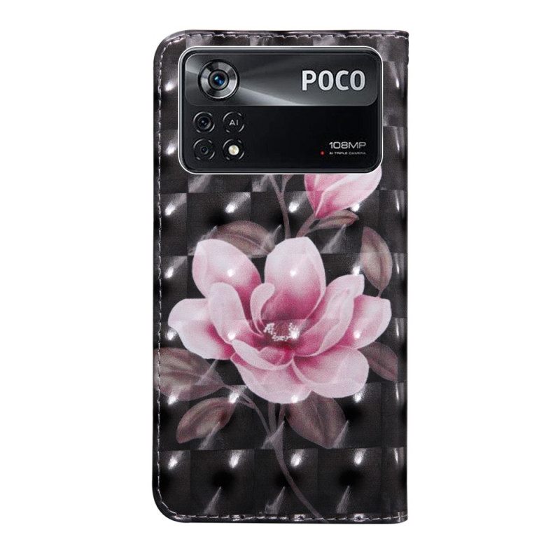 Κάλυμμα Poco X4 Pro 5G με κορδονι Strappy Floral