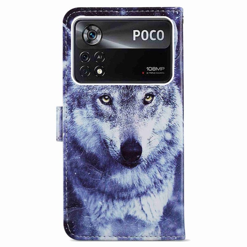 Κάλυμμα Poco X4 Pro 5G με κορδονι Strappy Wolf