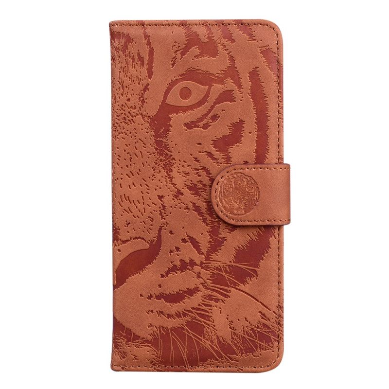 Θήκη Flip Poco X4 Pro 5G Tiger Print