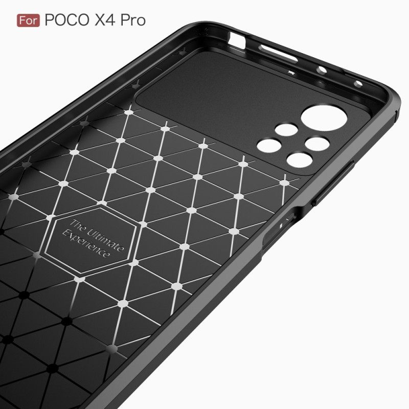 θηκη κινητου Poco X4 Pro 5G Βουρτσισμένο Ανθρακόνημα