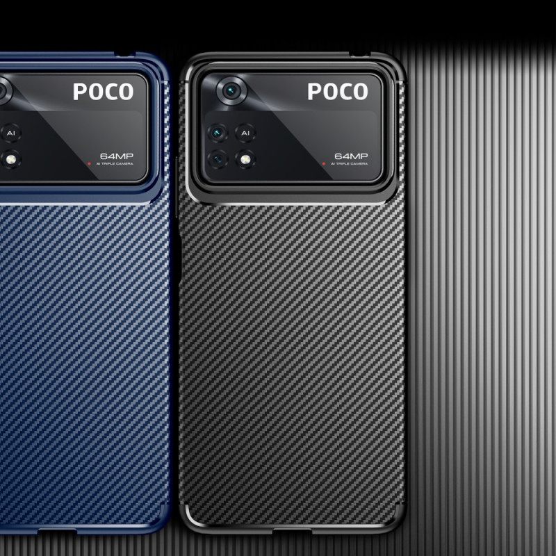 θηκη κινητου Poco X4 Pro 5G Ευέλικτη Ίνα Άνθρακα