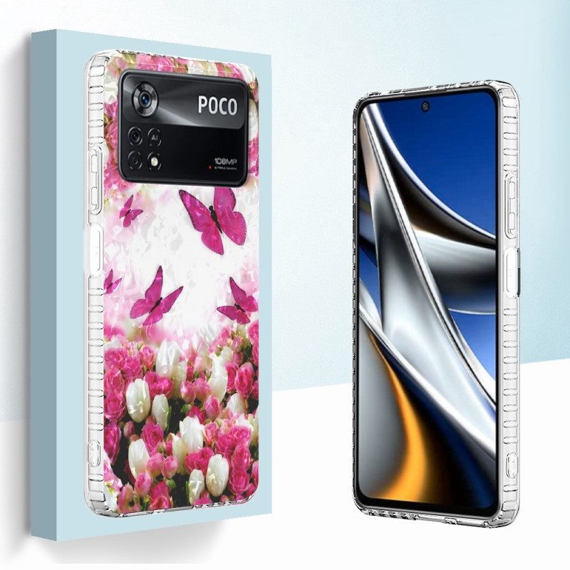 θηκη κινητου Poco X4 Pro 5G Κομψές Πεταλούδες