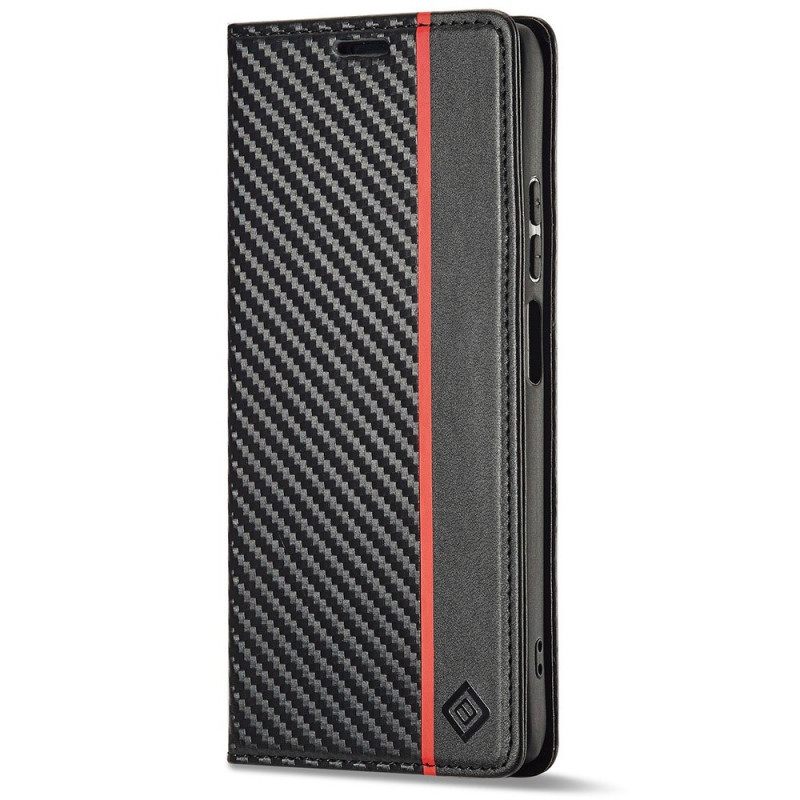 θηκη κινητου Poco X4 Pro 5G Θήκη Flip Carbon Fiber Lc.imeeke