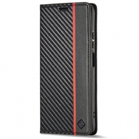 θηκη κινητου Poco X4 Pro 5G Θήκη Flip Carbon Fiber Lc.imeeke