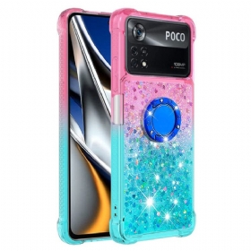 Θήκη Poco X4 Pro 5G Glitter Ring-bracket