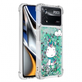 Θήκη Poco X4 Pro 5G Glitter Unicorn