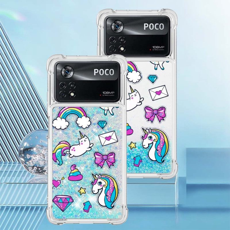 Θήκη Poco X4 Pro 5G Glitter Unicorn