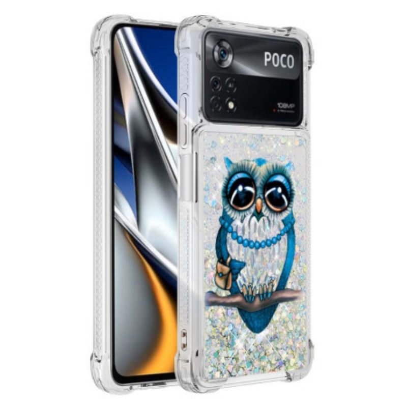 Θήκη Poco X4 Pro 5G Mrs Owl Glitter