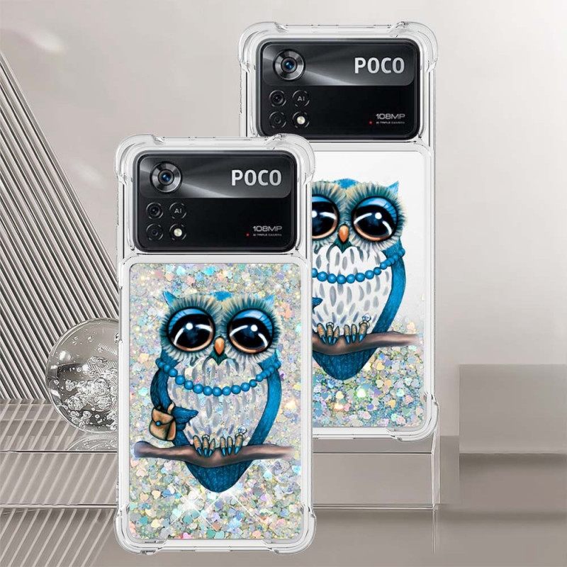 Θήκη Poco X4 Pro 5G Mrs Owl Glitter