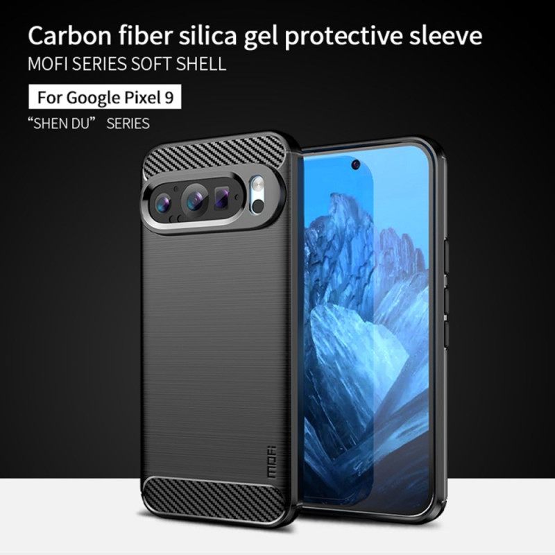 Κάλυμμα Google Pixel 9 Θήκες Κινητών Mofi Brushed Carbon Fiber