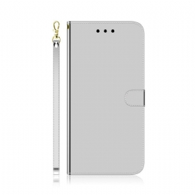 Κάλυμμα Xiaomi Mi Note 10 / 10 Pro Κάλυμμα Καθρέφτη Από Συνθετικό Δέρμα