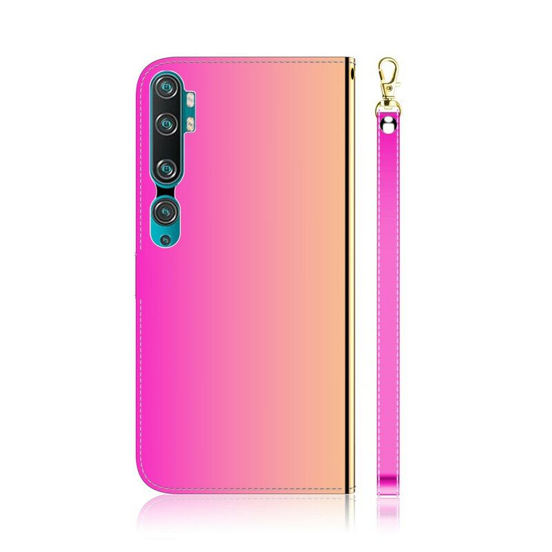 Κάλυμμα Xiaomi Mi Note 10 / 10 Pro Κάλυμμα Καθρέφτη Από Συνθετικό Δέρμα