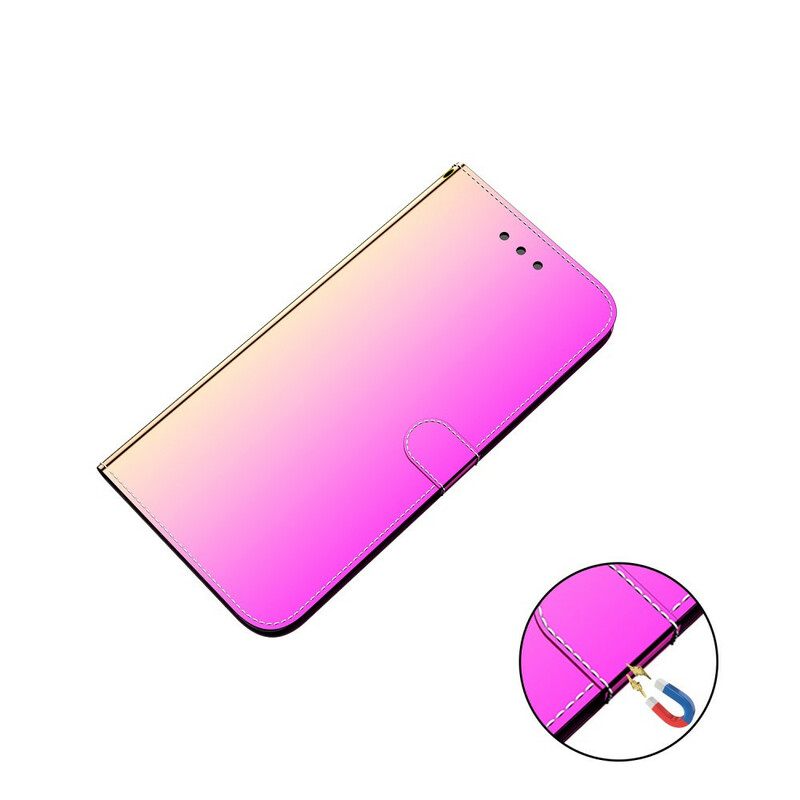 Κάλυμμα Xiaomi Mi Note 10 / 10 Pro Κάλυμμα Καθρέφτη Από Συνθετικό Δέρμα