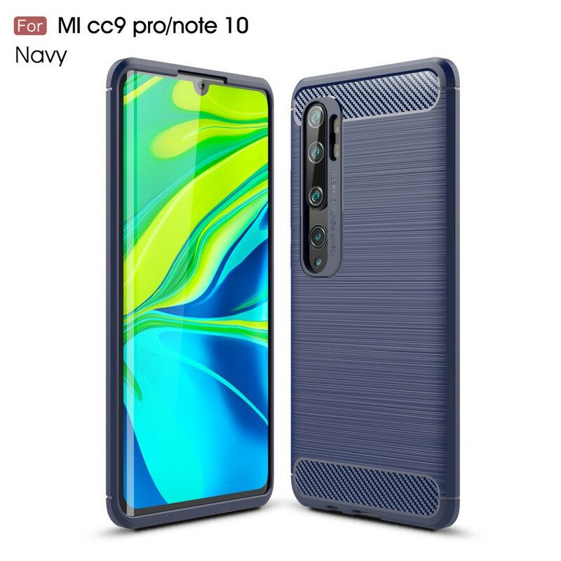 θηκη κινητου Xiaomi Mi Note 10 / 10 Pro Βουρτσισμένο Ανθρακόνημα