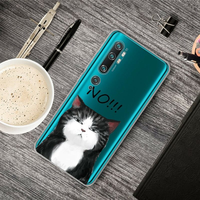 θηκη κινητου Xiaomi Mi Note 10 / 10 Pro Η Γάτα Που Λέει Όχι