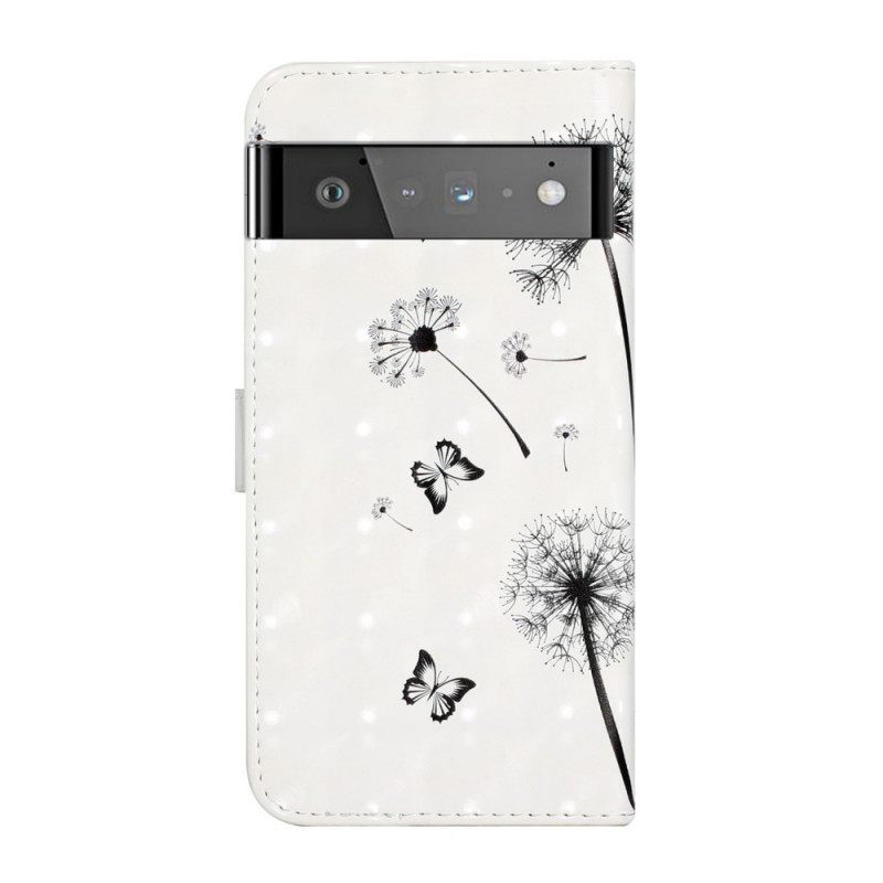 δερματινη θηκη Google Pixel 6 Baby Love Dandelion