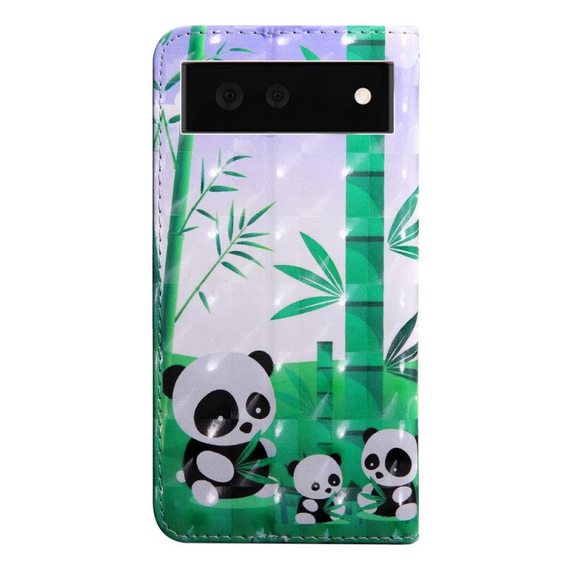 Κάλυμμα Google Pixel 6 Οικογένεια Panda