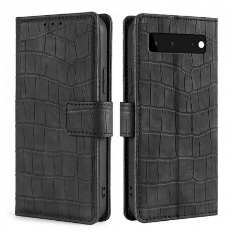 Κάλυμμα Google Pixel 6 Skin-touch Crocodile