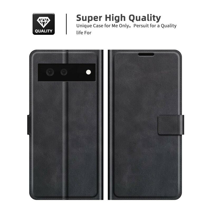 Κάλυμμα Google Pixel 6 Slim Extreme Leather Effect