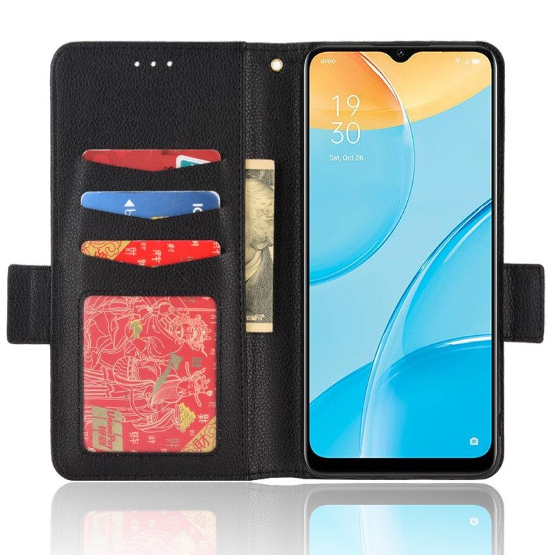 Κάλυμμα Oppo A15 Θήκη Flip Flap Double Litchi Νέα Χρώματα