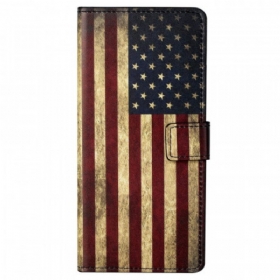 δερματινη θηκη Samsung Galaxy M23 5G Αμερικάνικη Σημαία