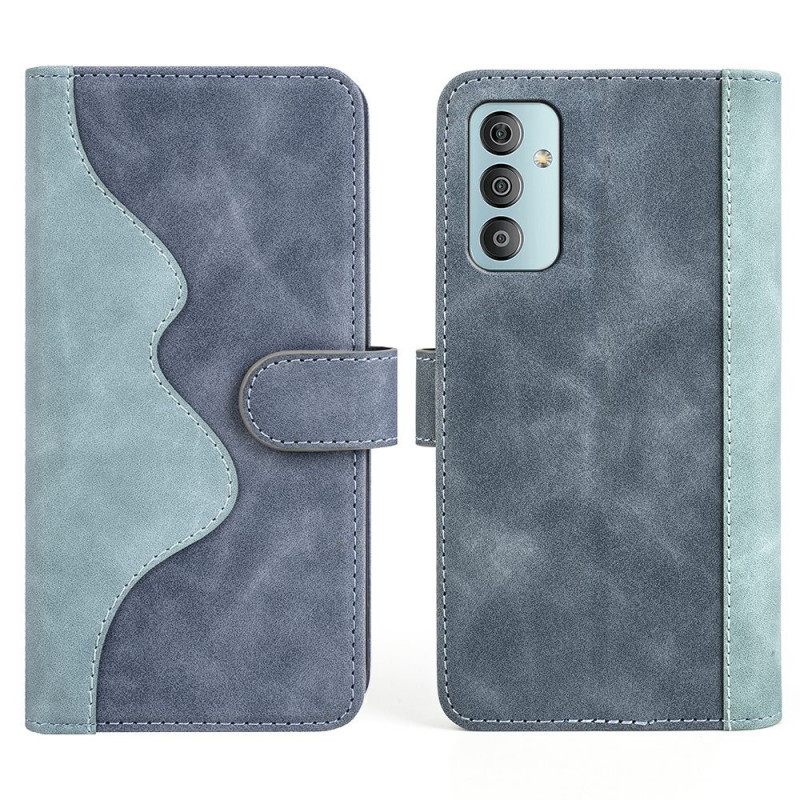 δερματινη θηκη Samsung Galaxy M23 5G Διχρωμία Faux Leather Art