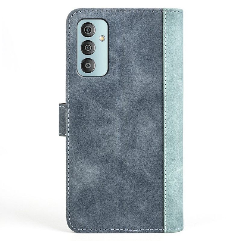 δερματινη θηκη Samsung Galaxy M23 5G Διχρωμία Faux Leather Art