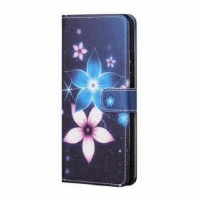 δερματινη θηκη Samsung Galaxy M23 5G Σεληνιακά Λουλούδια