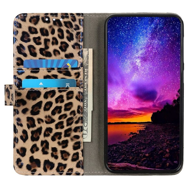 Θήκη Flip Samsung Galaxy M23 5G Leopard Skin Effect