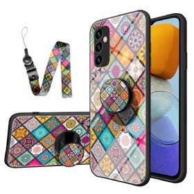 Θήκη Samsung Galaxy M23 5G Μαγνητική Θήκη Patchwork