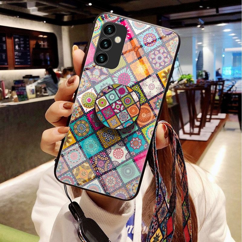 Θήκη Samsung Galaxy M23 5G Μαγνητική Θήκη Patchwork