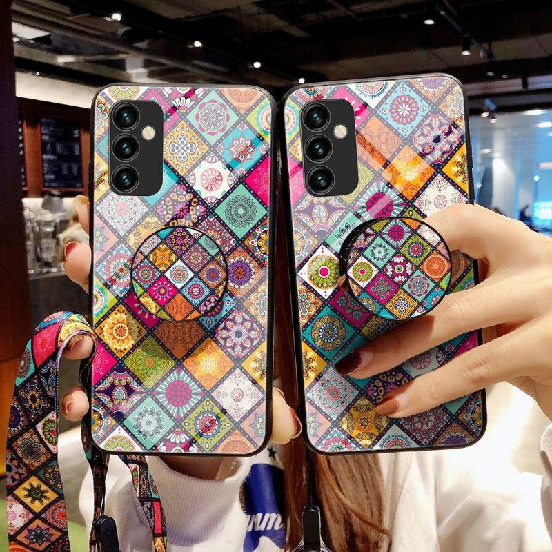 Θήκη Samsung Galaxy M23 5G Μαγνητική Θήκη Patchwork