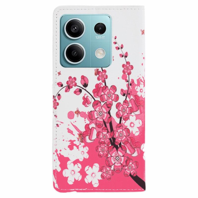 Δερματινη Θηκη Poco X6 5g Plum Blossoms