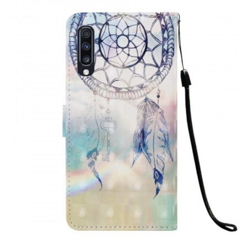 δερματινη θηκη Samsung Galaxy A70 Παστέλ Dream Catcher