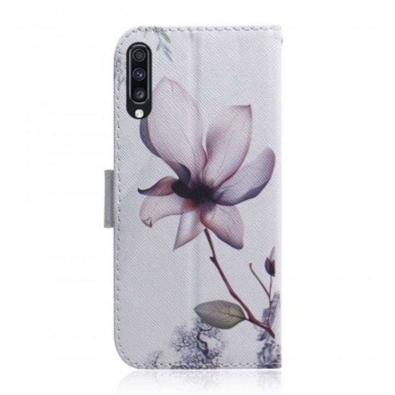 Κάλυμμα Samsung Galaxy A70 Flower Dusty Pink