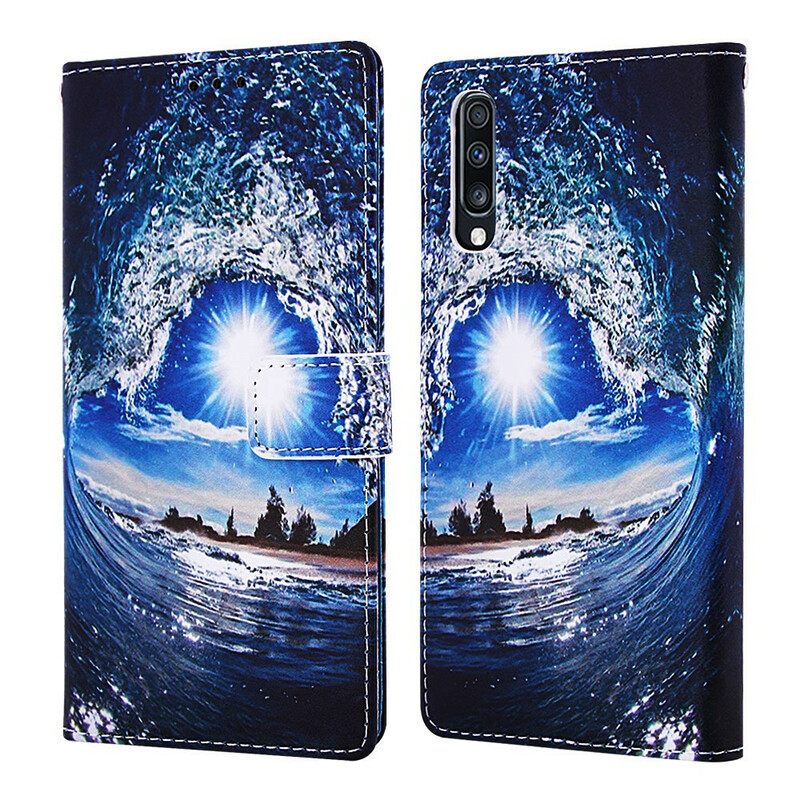 Κάλυμμα Samsung Galaxy A70 με κορδονι Daydreams Lanyard Landscape